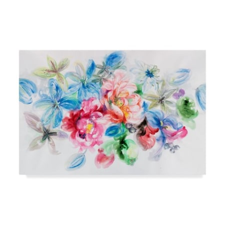 Li Bo 'Floral Arrangement Mid 1' Canvas Art,30x47